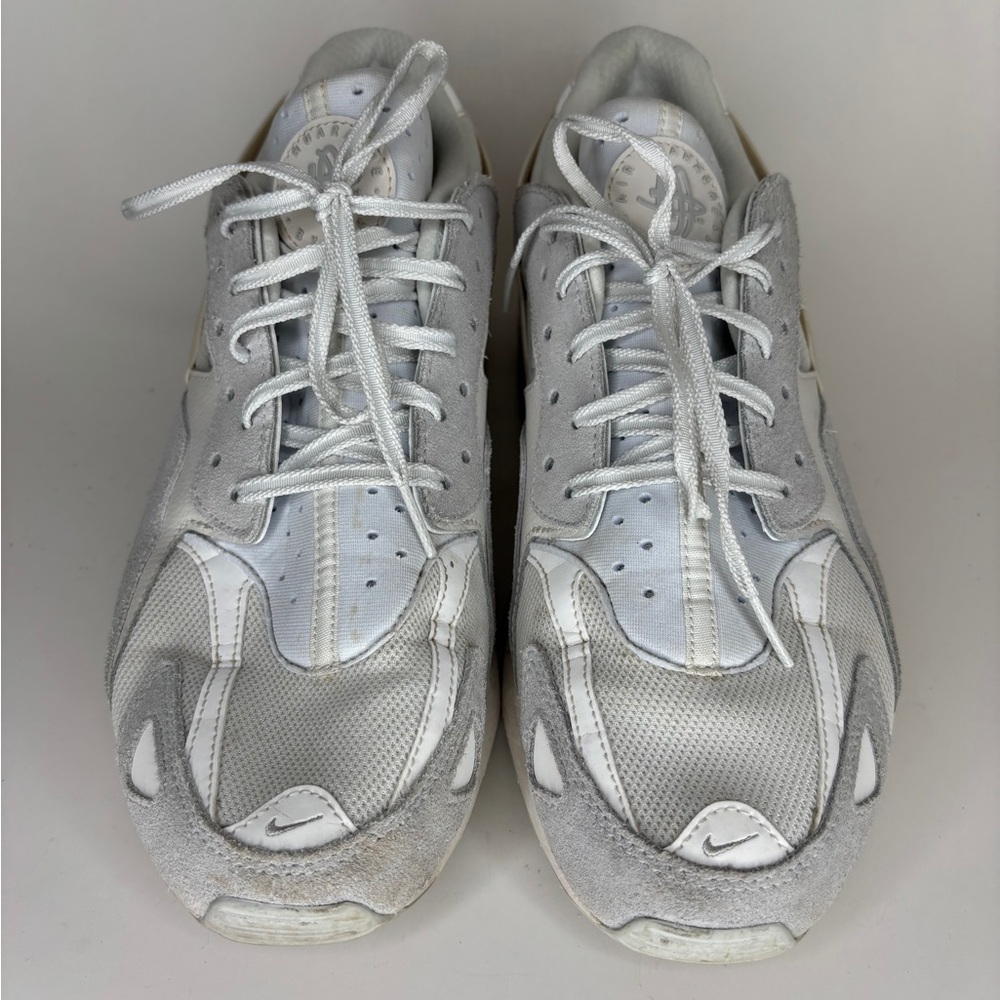 Nike Air Huarache Runner Summit White Platinum DZ3306-100 Mens Size 11.5 Shoes - Picture 4 of 16